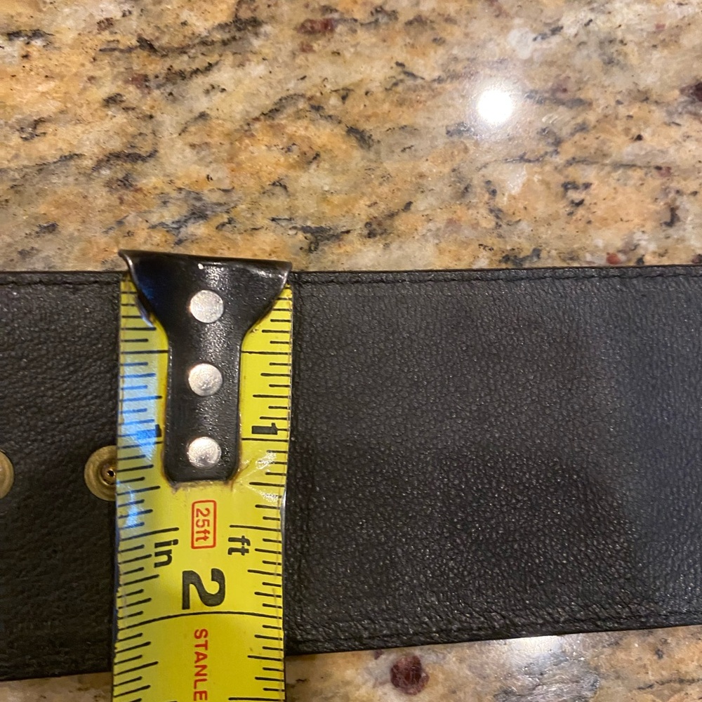 Vintage Avignon Leather Belt - Picture 8 of 10